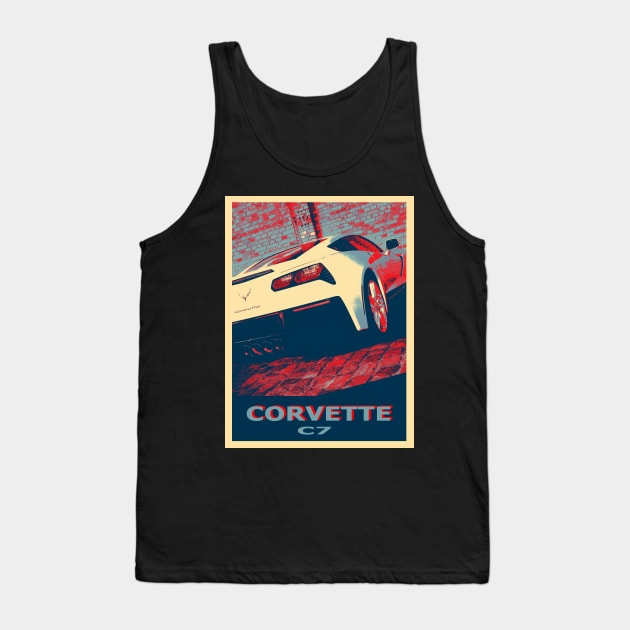 c7, corvette Tank Top by hottehue